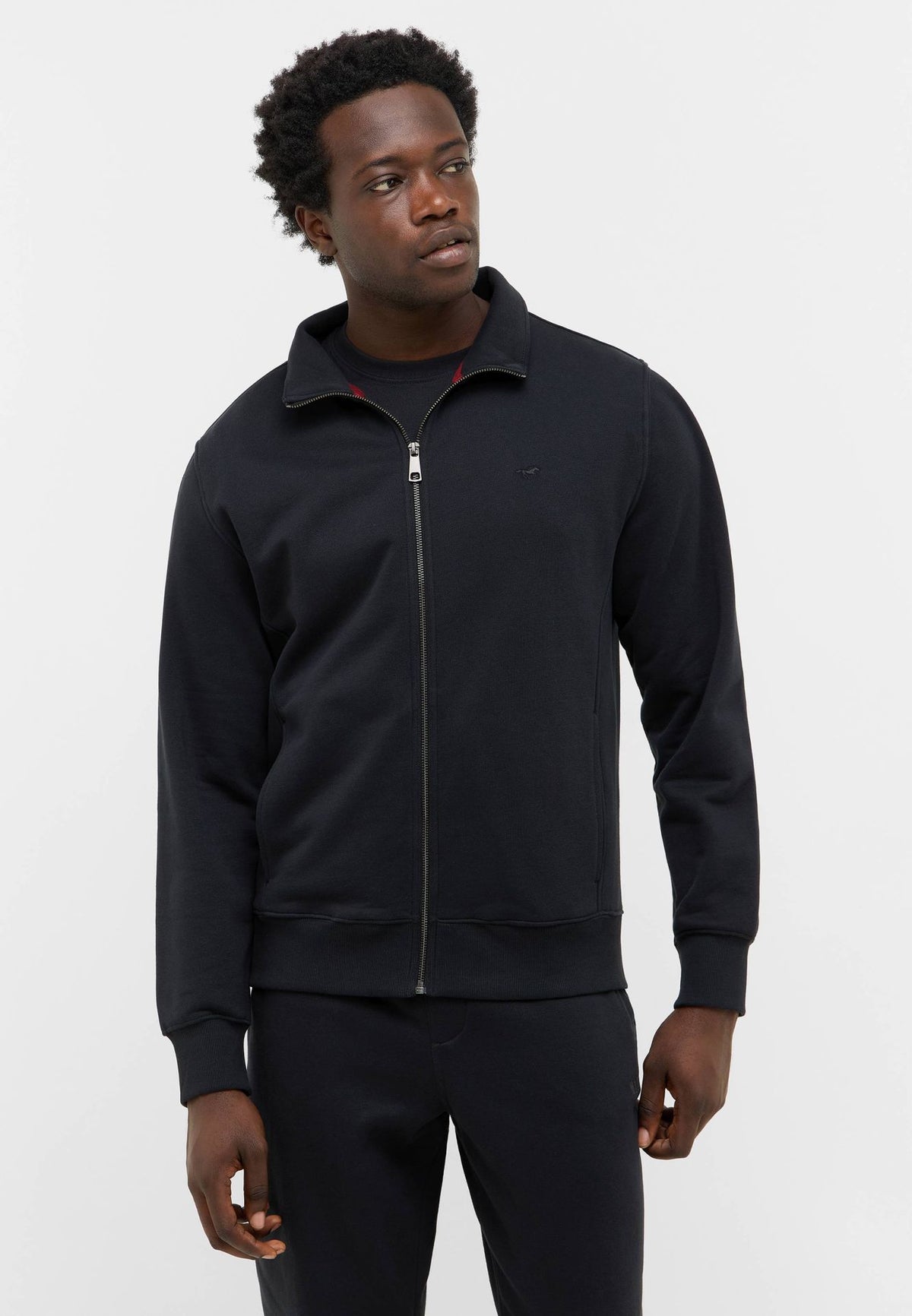 Mustang black sweatjacket