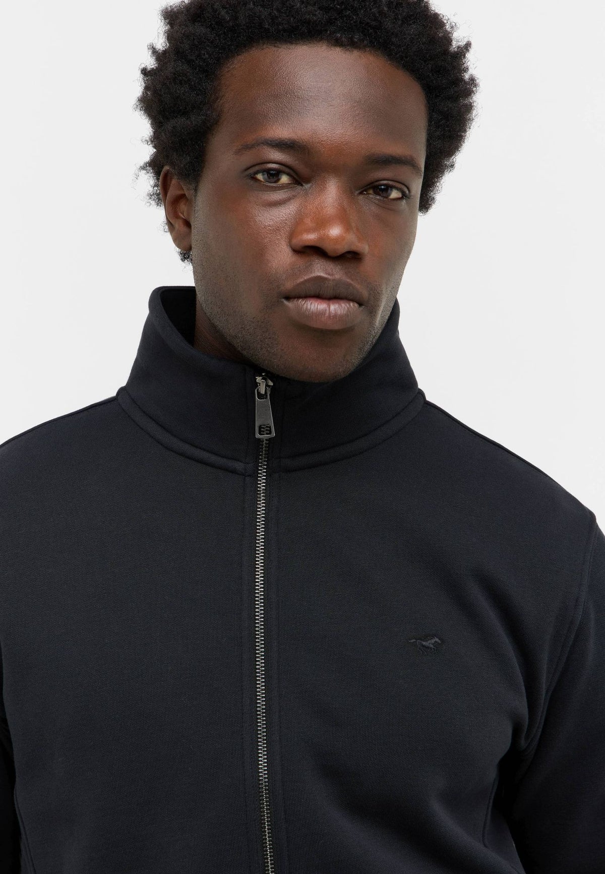 Mustang black sweat jacket