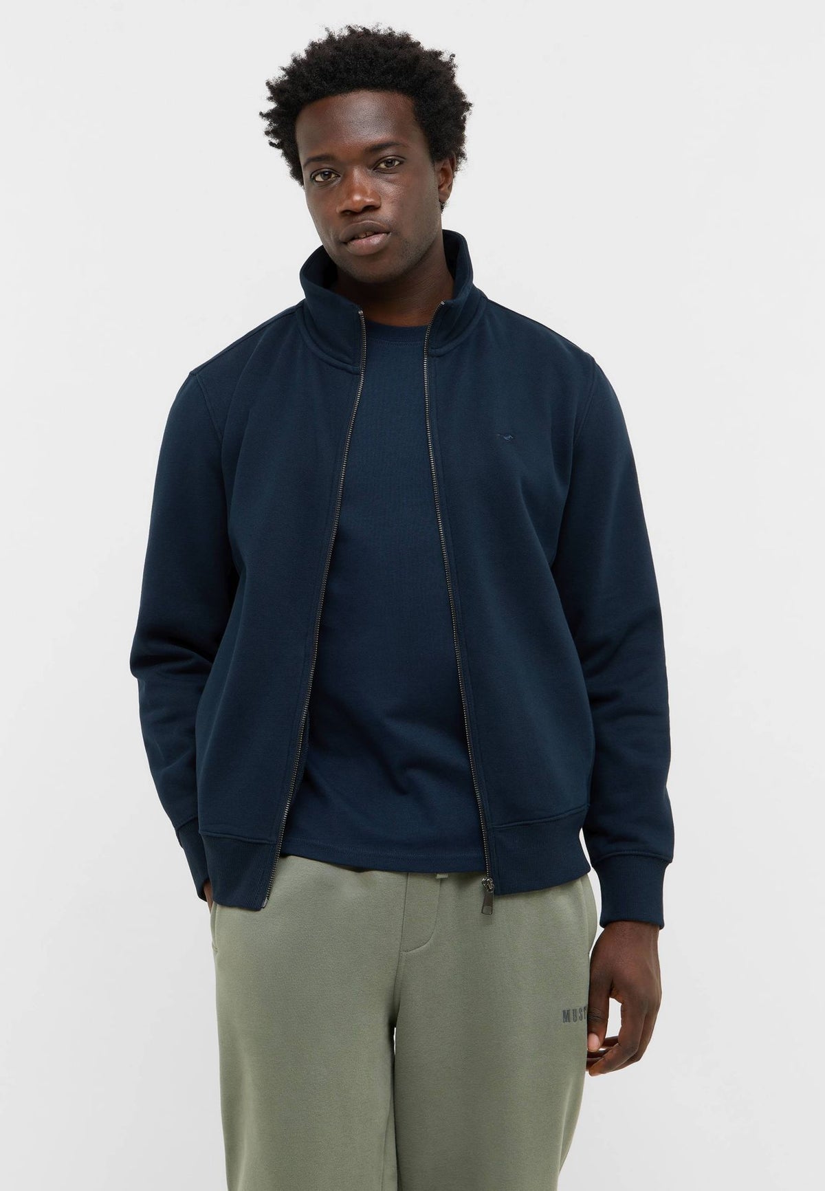 Mustang navy sweat jacket