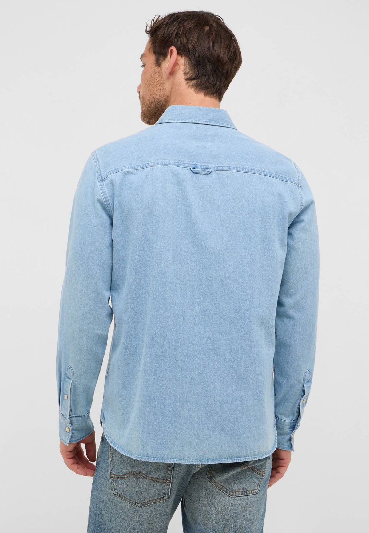 Mustang light blue denim shirt