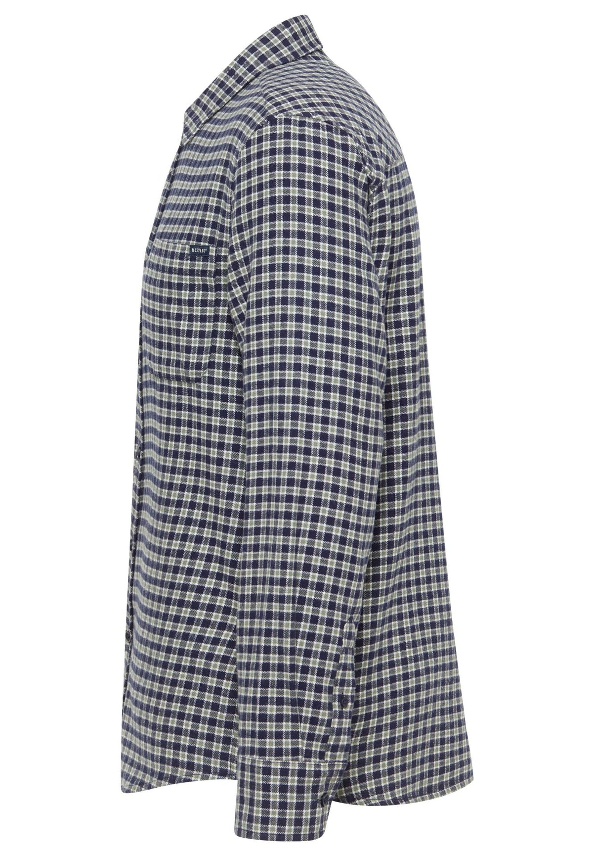 Mustang navy check shirt