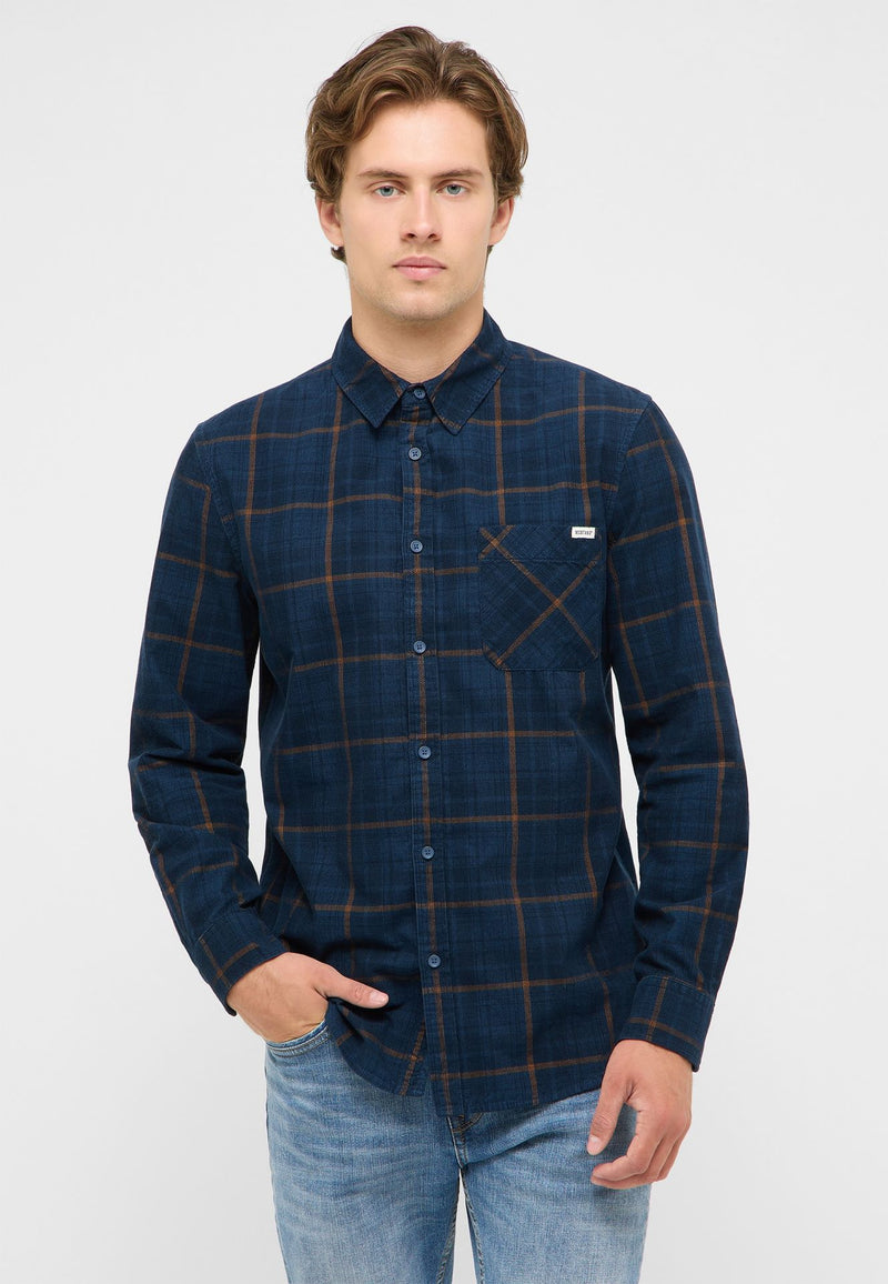 Mustang green check shirt