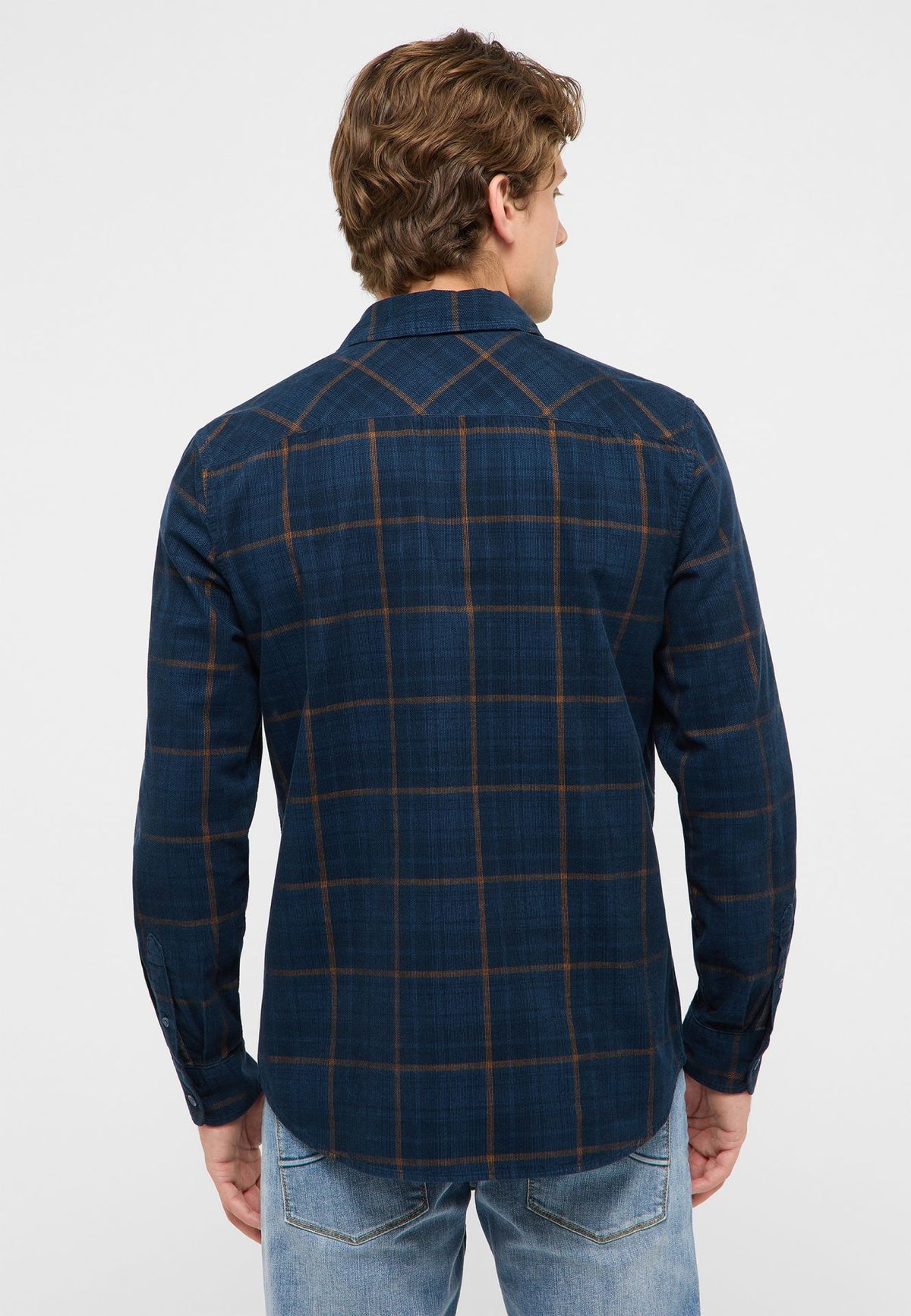Mustang green check shirt