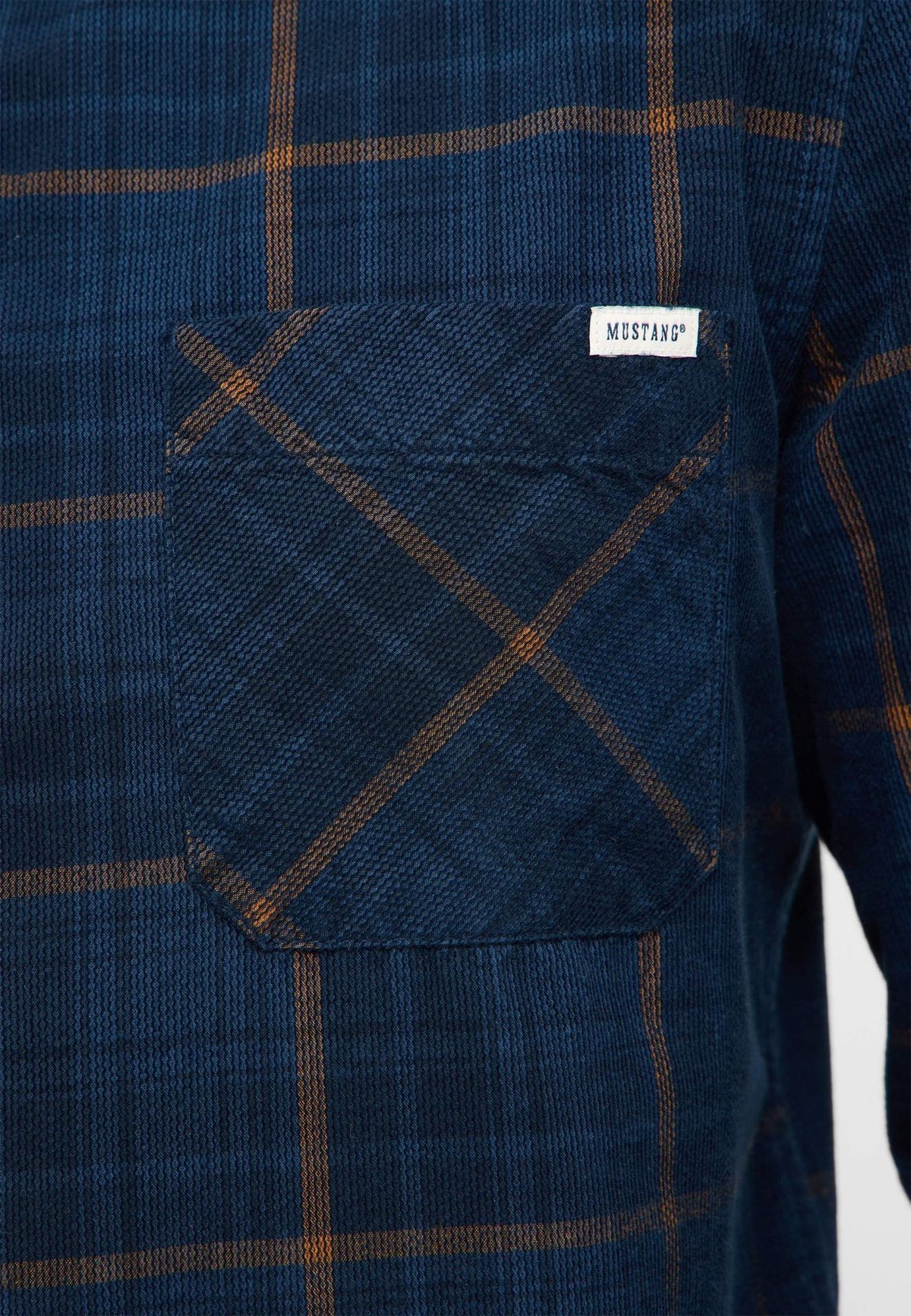 Mustang green check shirt