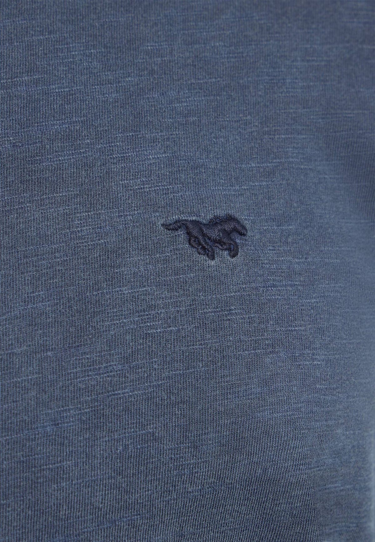 Mustang navy long sleeve grandad t-shirt