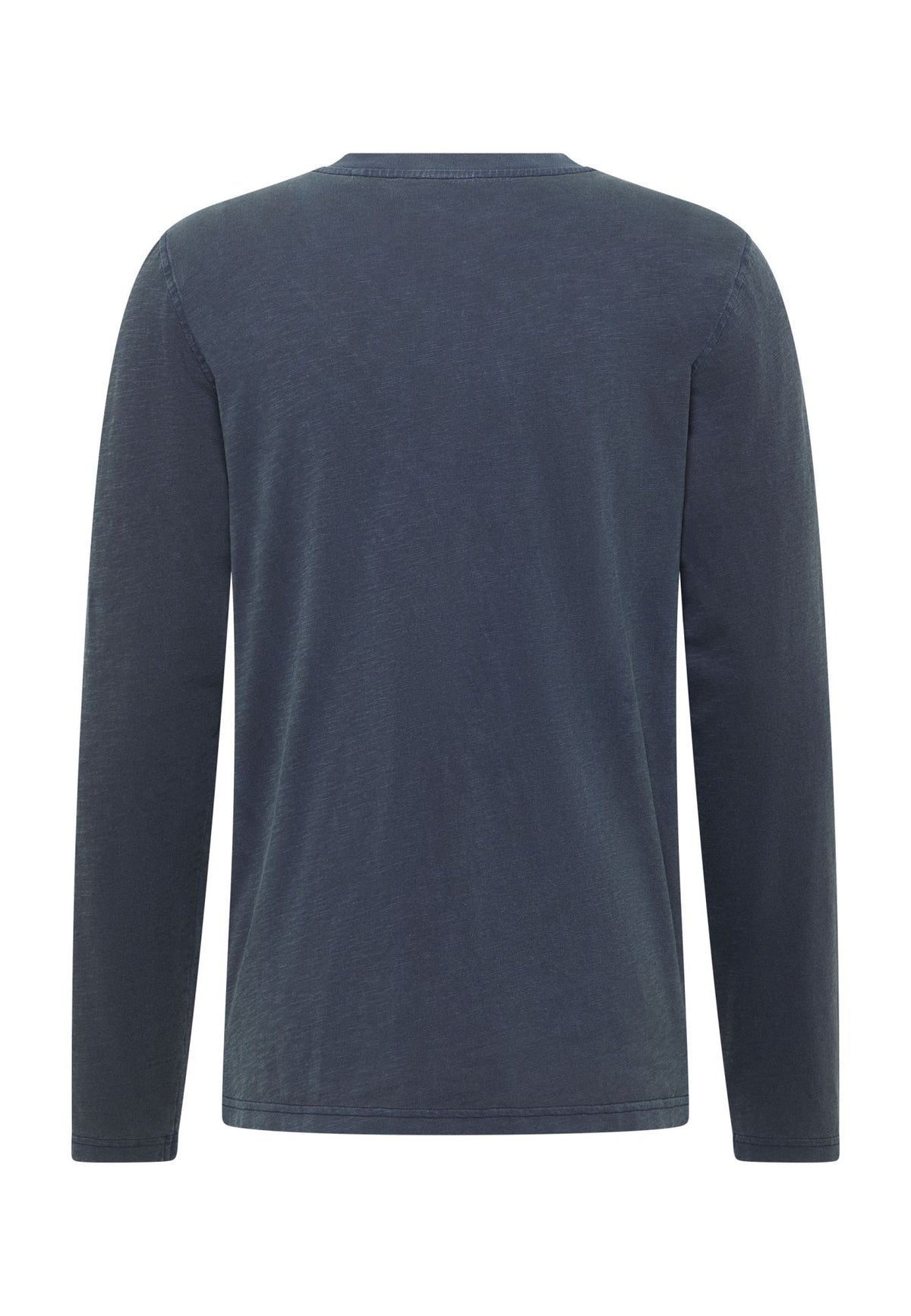 Mustang navy long sleeve grandad t-shirt