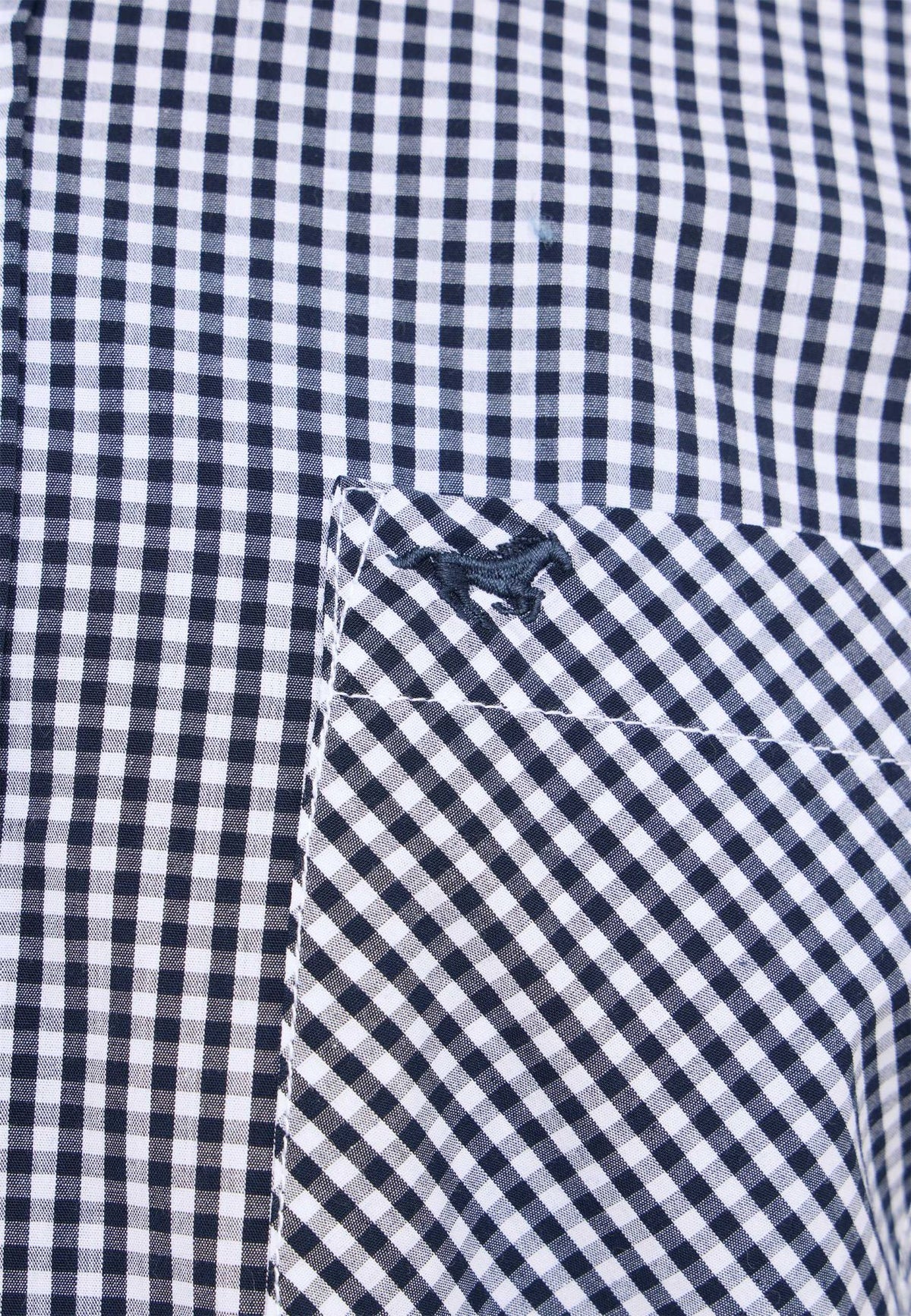 Mustang navy check shirt