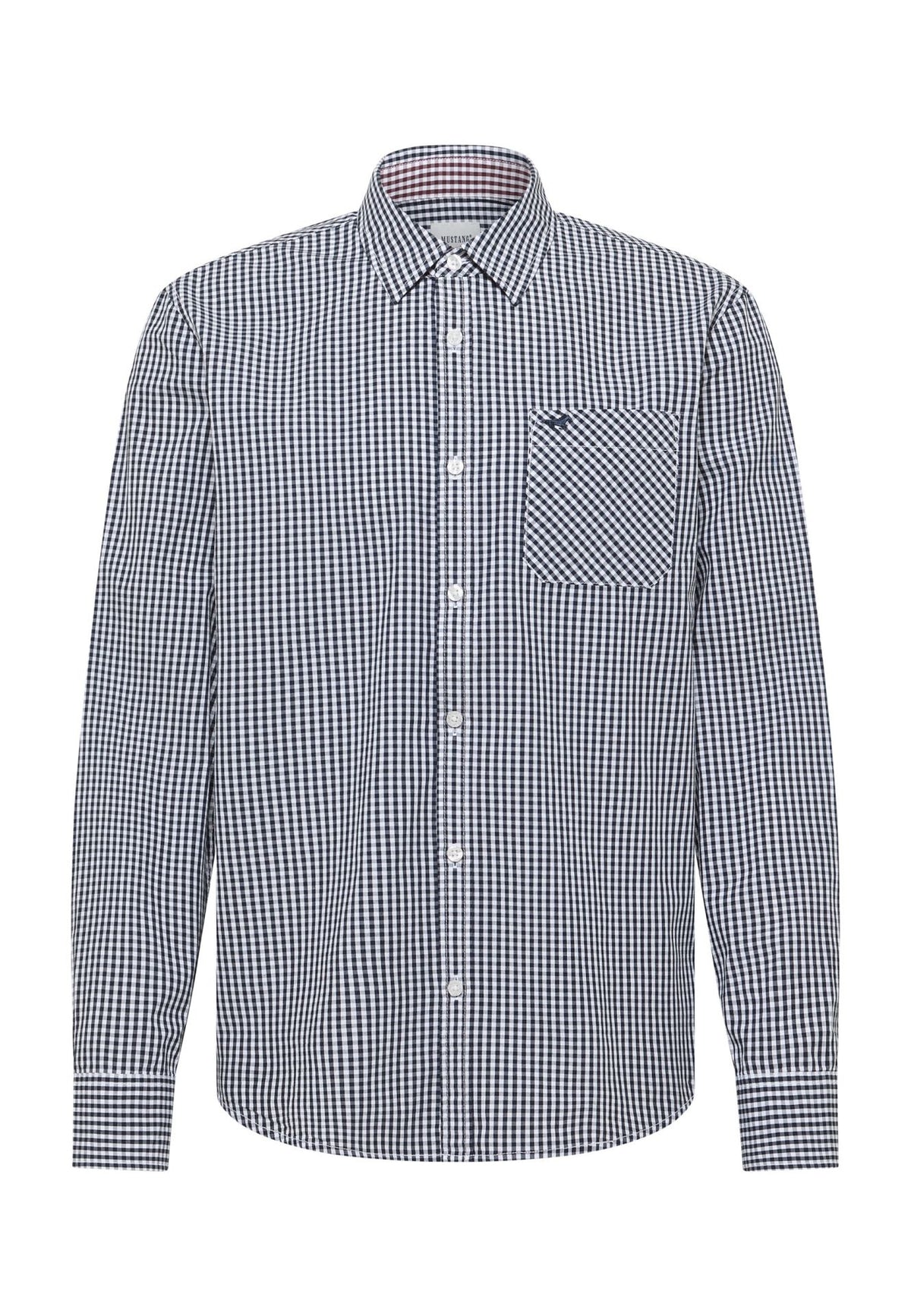 Mustang navy check shirt