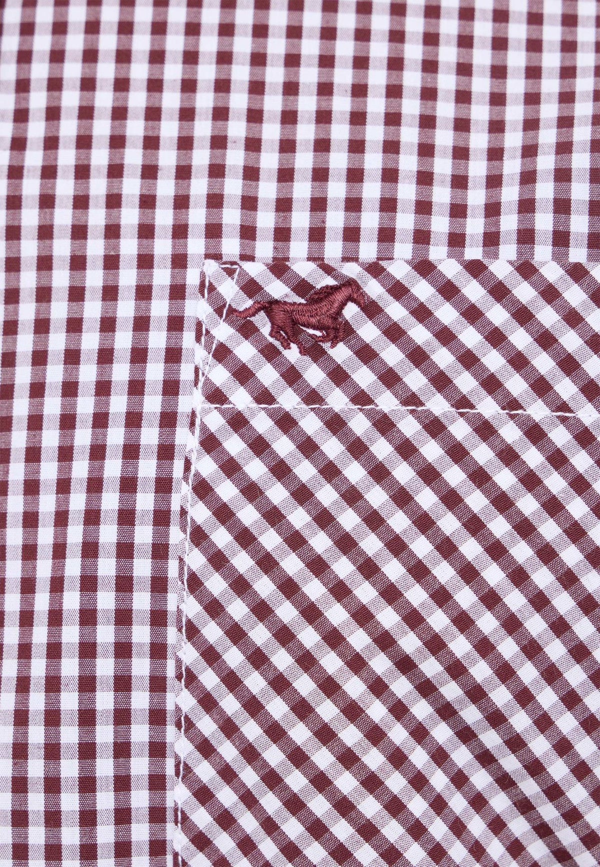Mustang wine check shirt