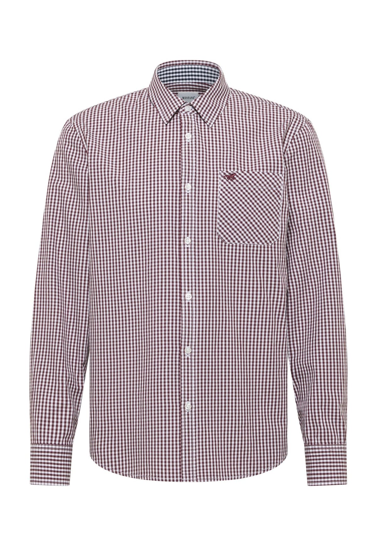 Mustang wine check shirt