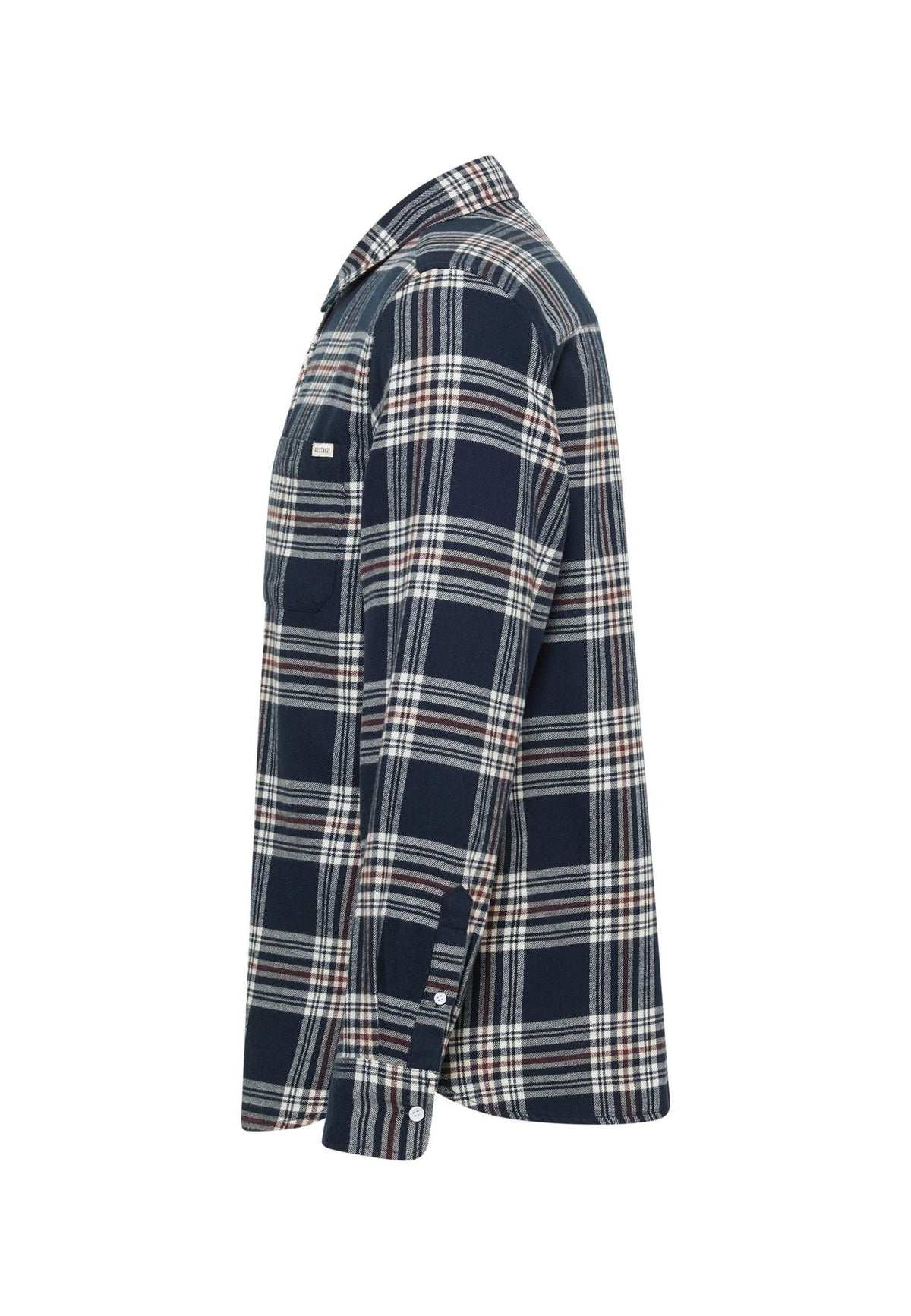 Mustang navy check shirt