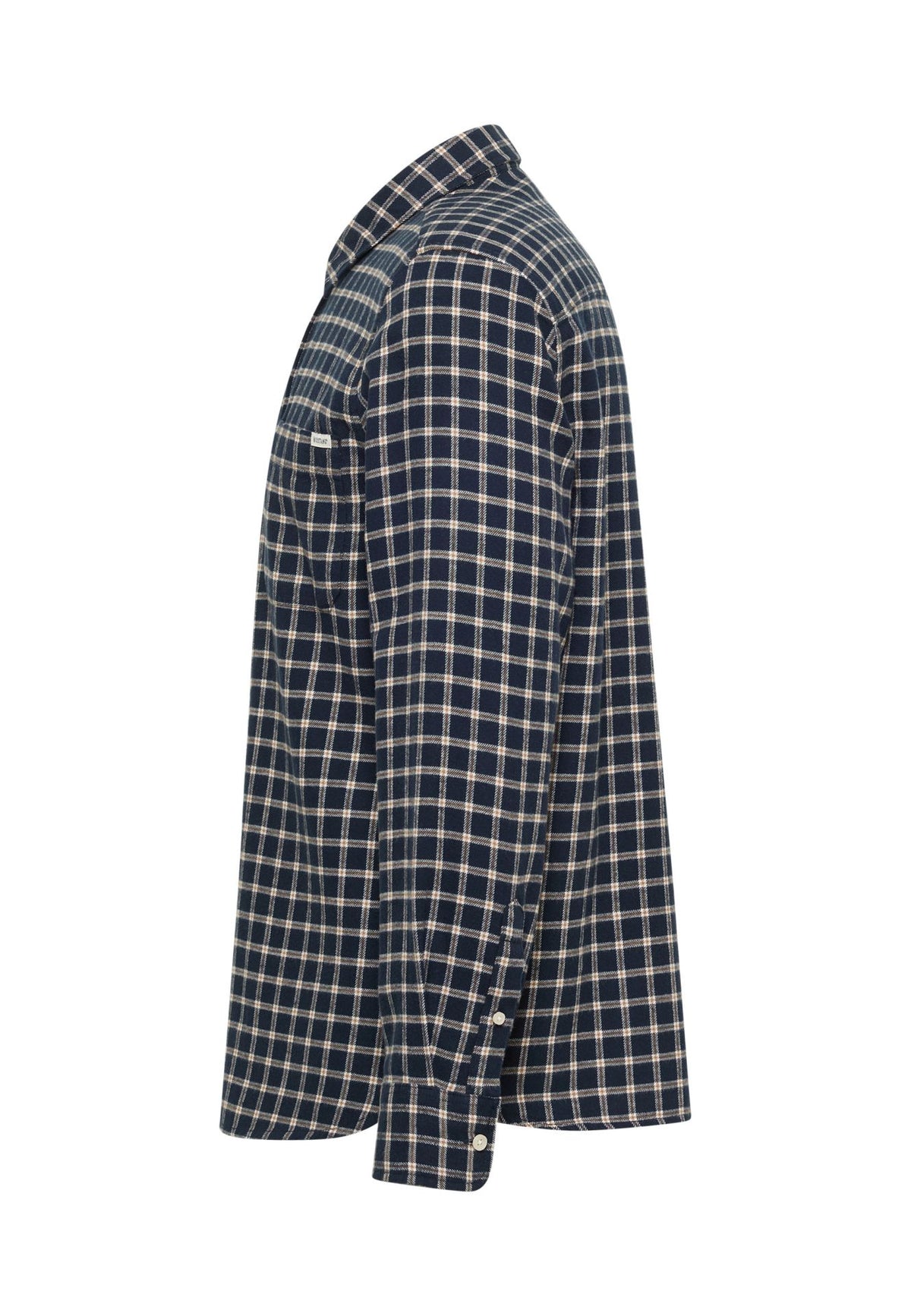 Mustang navy check shirt