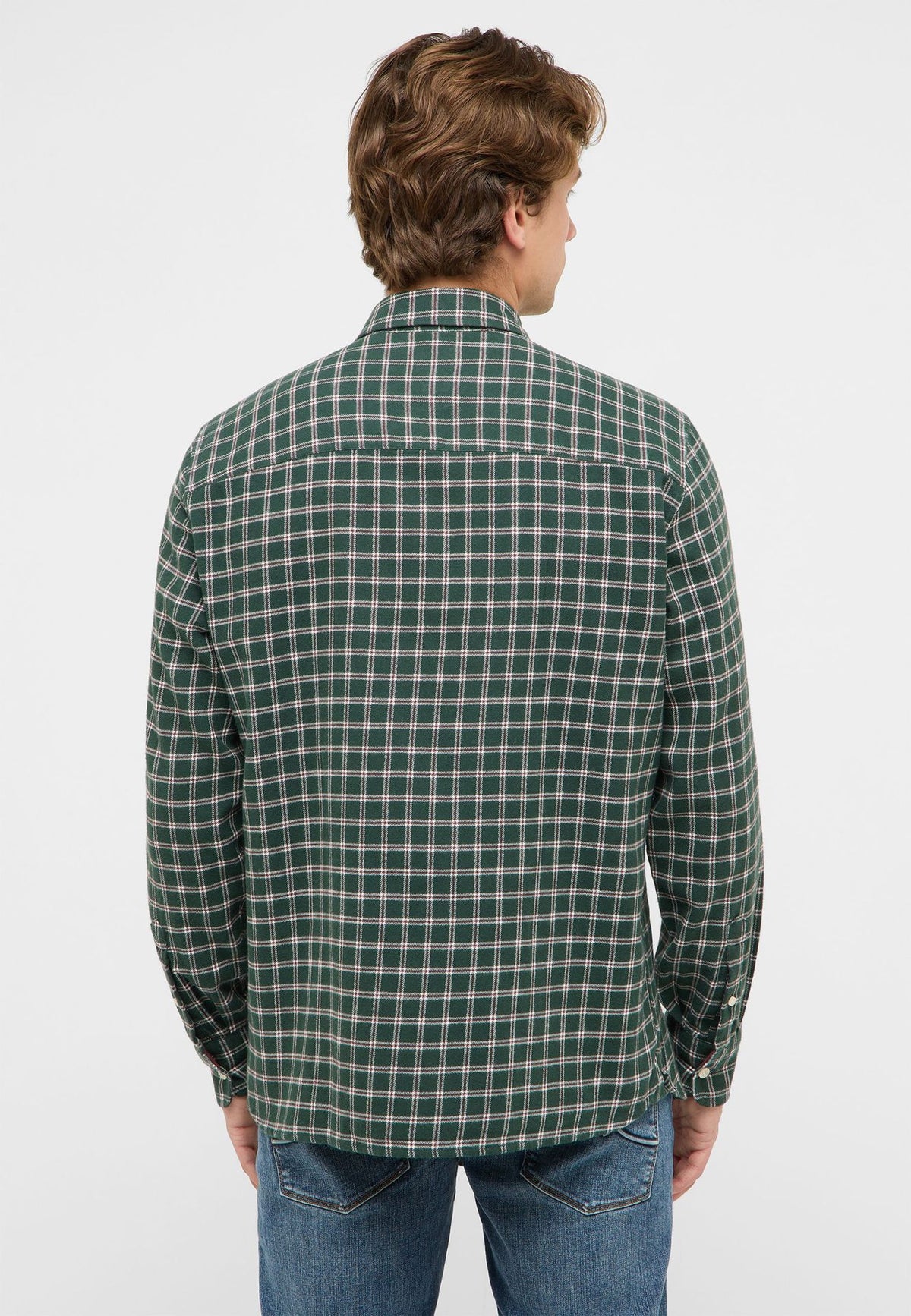 Mustang green check shirt