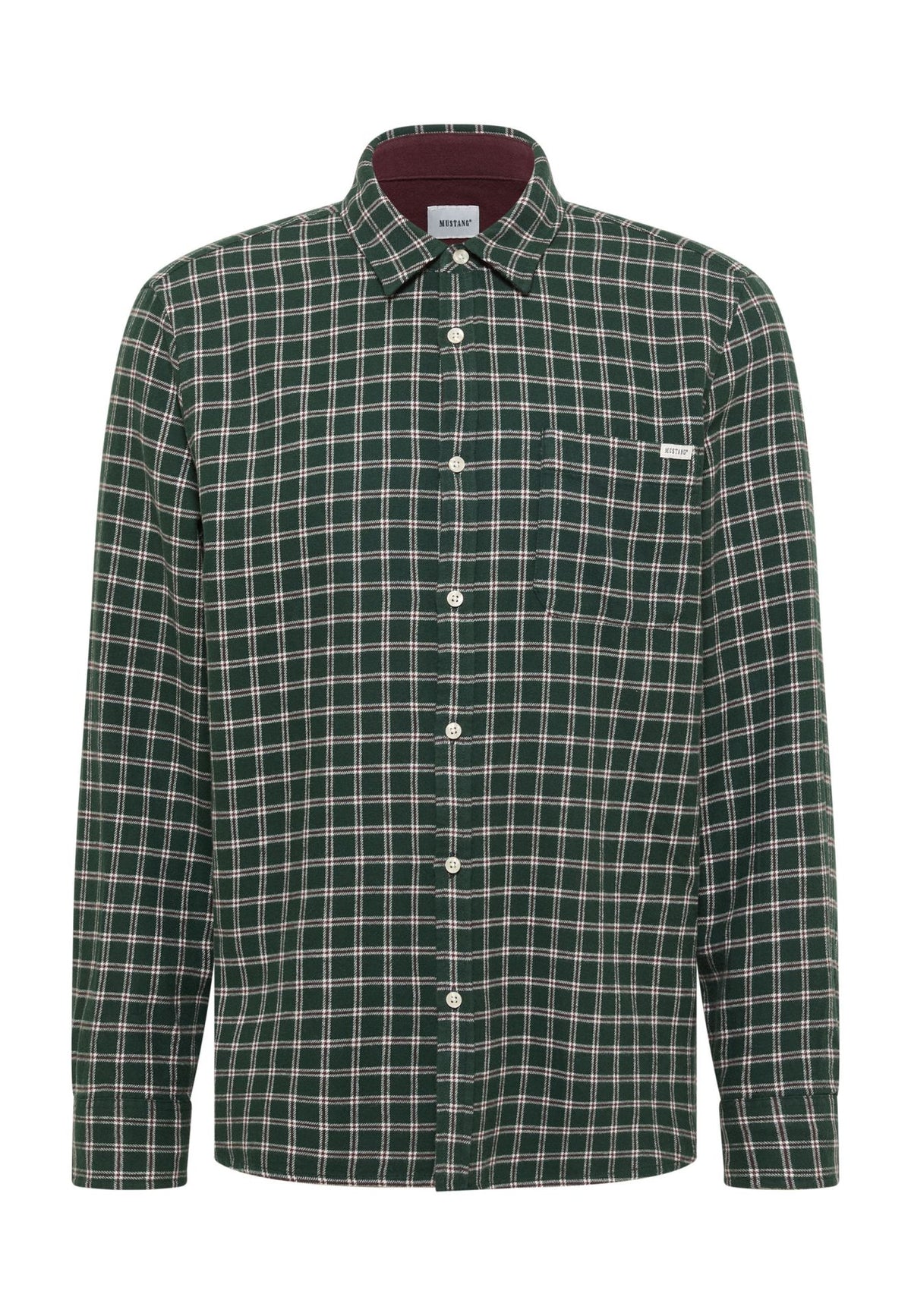 Mustang green check shirt