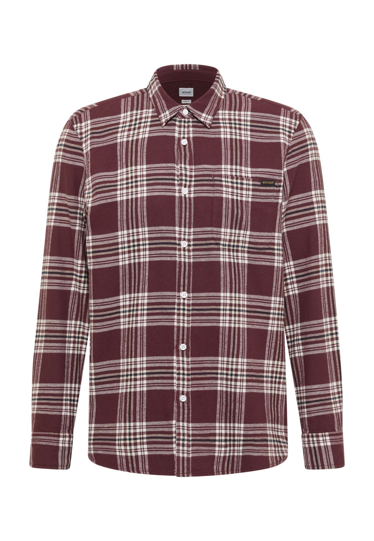 Mustang wine check shirt