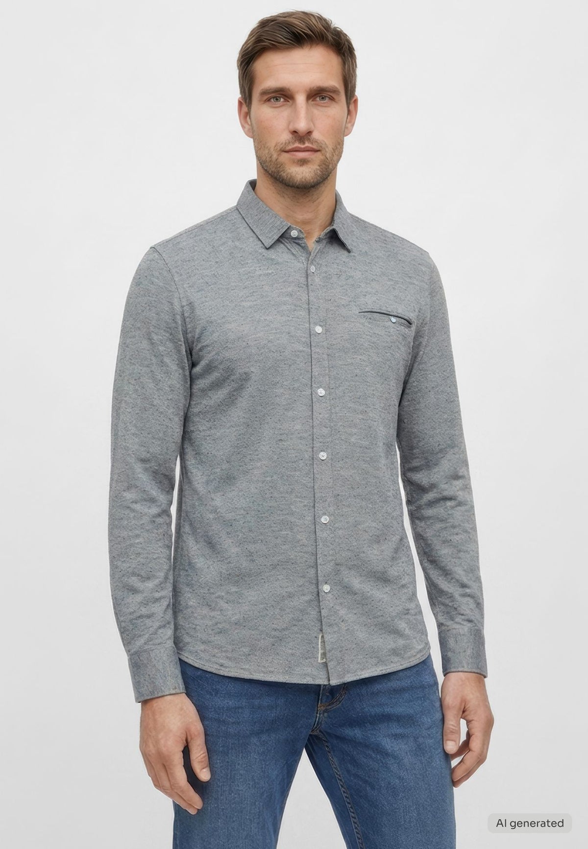 Mustang navy shirt