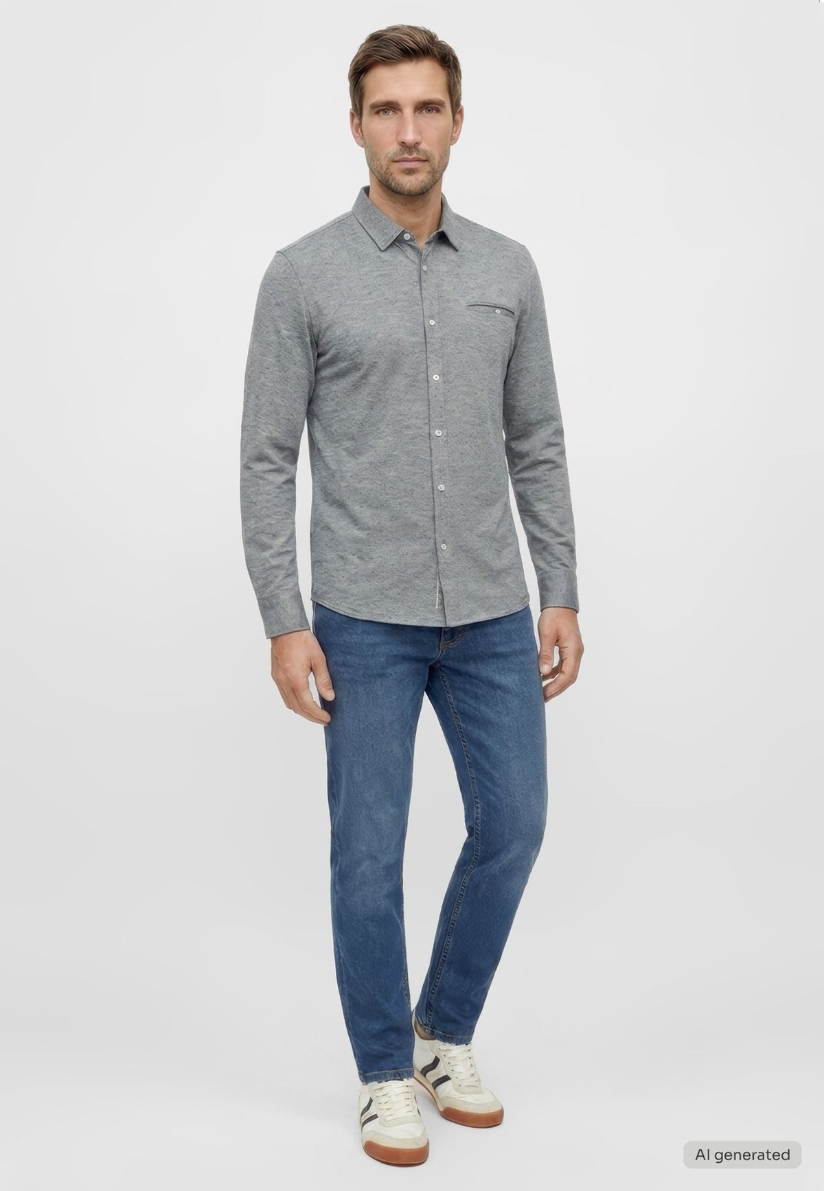 Mustang navy shirt