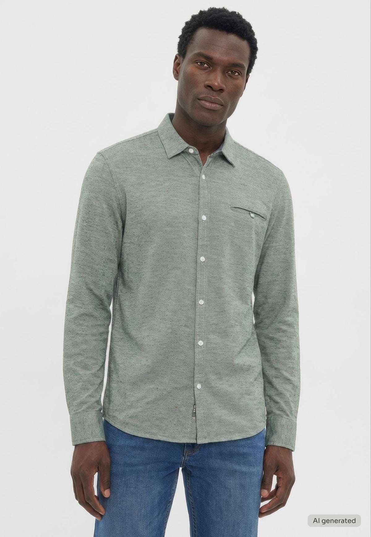 Mustang green shirt