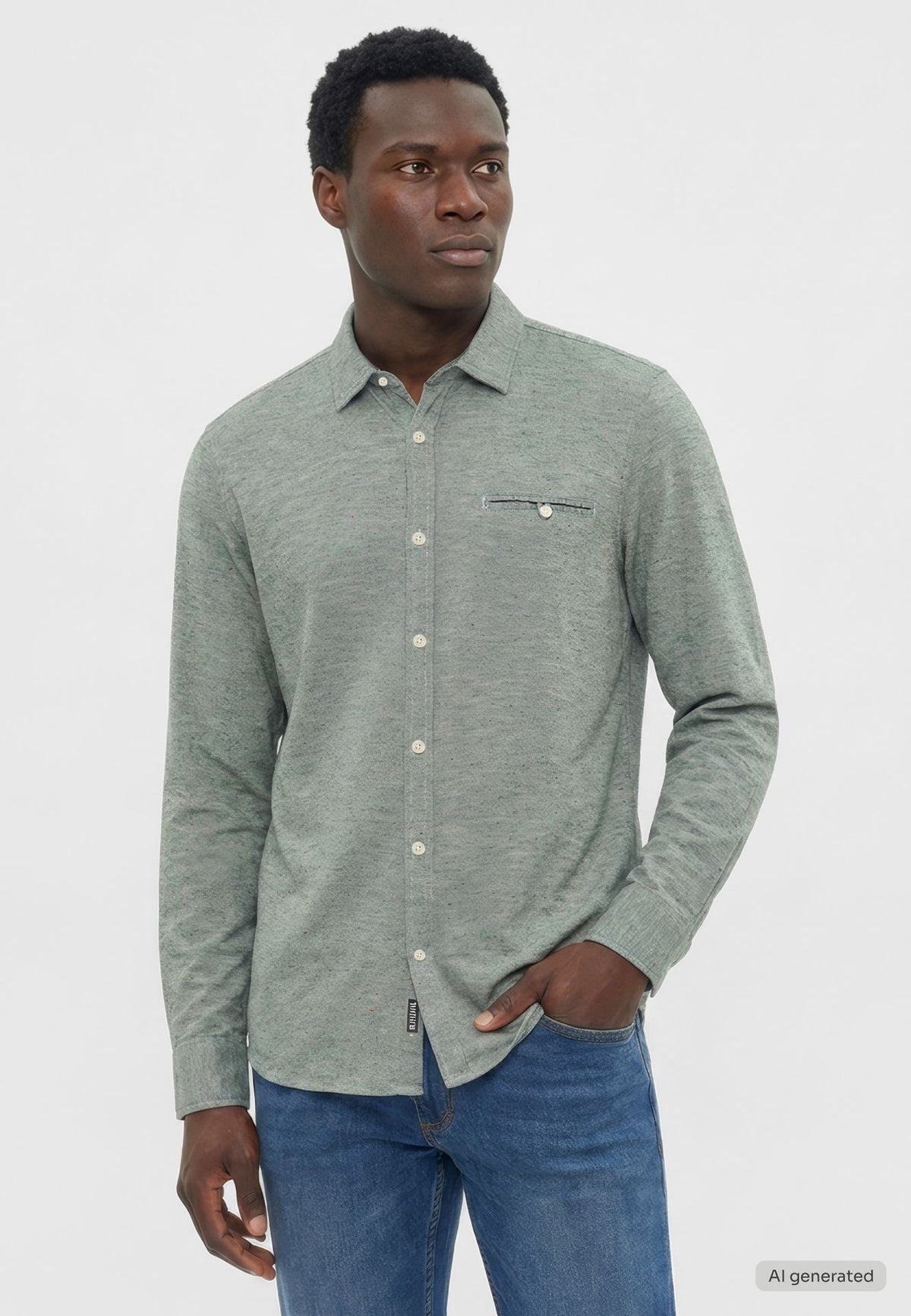 Mustang green shirt