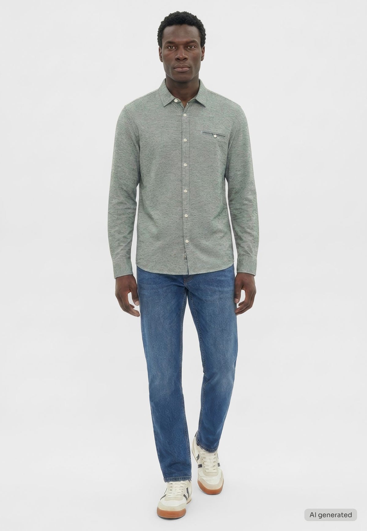 Mustang green shirt