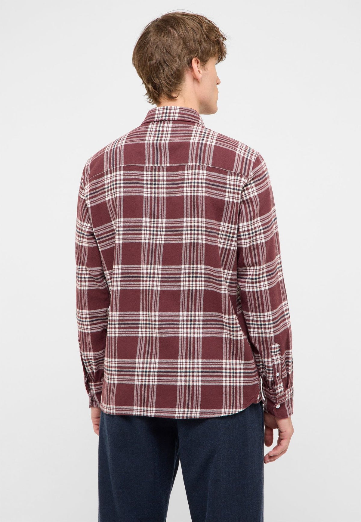 Mustang wine check shirt