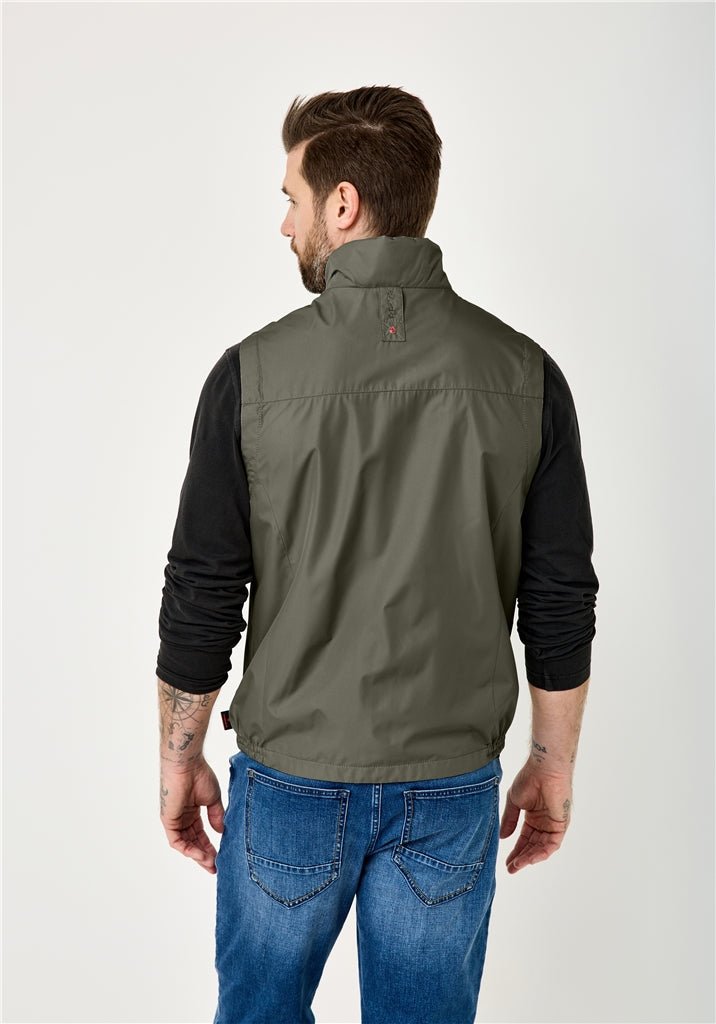 Redpoint lightweight green gilet jacket