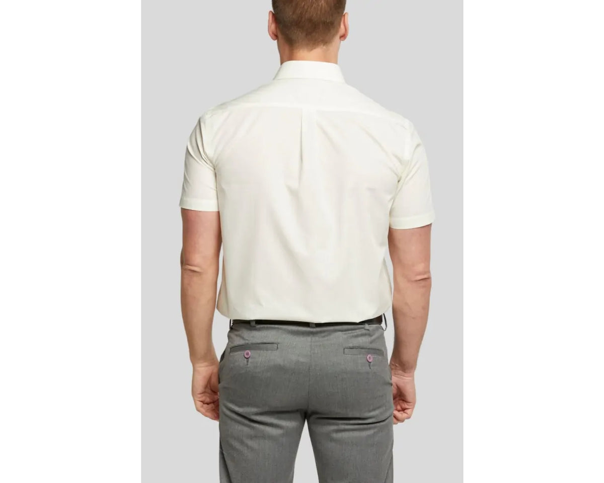 Double Two short sleeve cream shirt