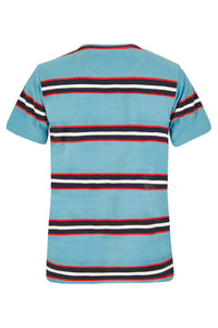 Weird Fish blue striped t-shirt