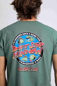Weird Fish green t-shirt