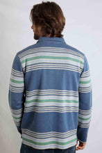 Load image into Gallery viewer, Weird Fish blue polo sweatshirt
