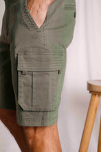 Load image into Gallery viewer, Weird Fish green cargo shorts
