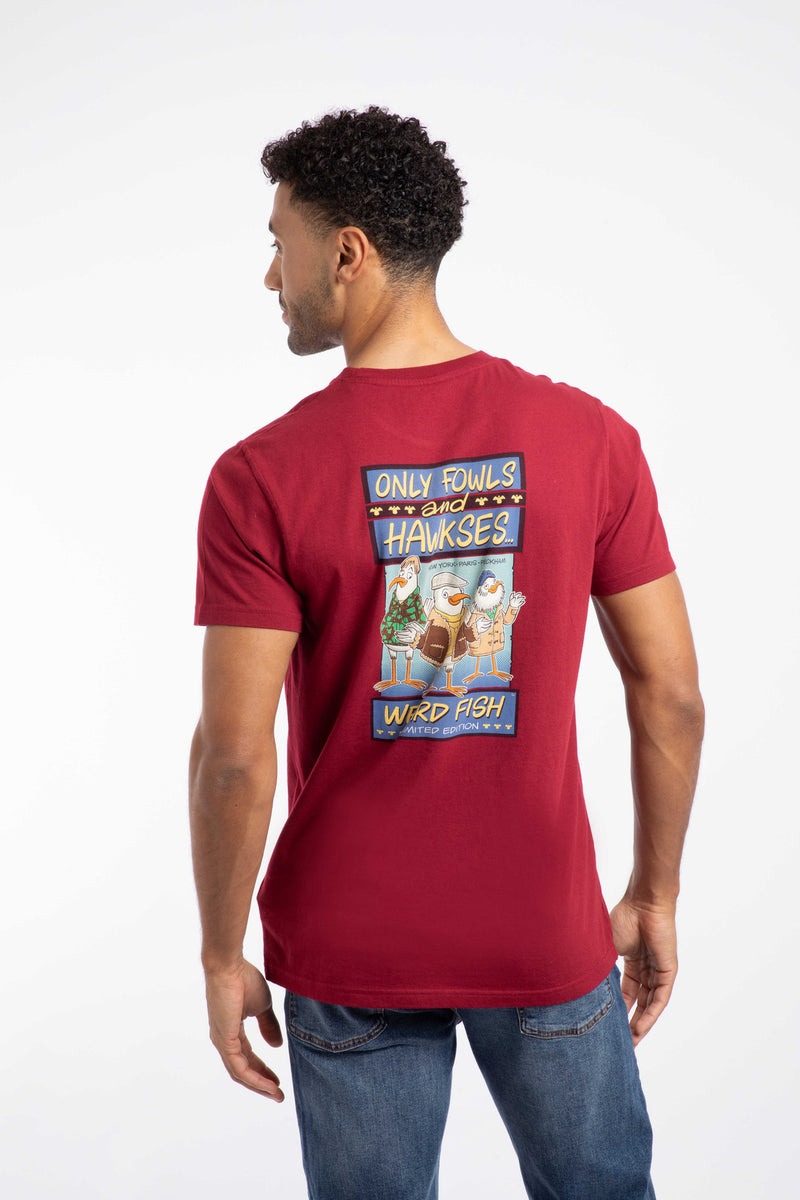 Weird Fish red t-shirt