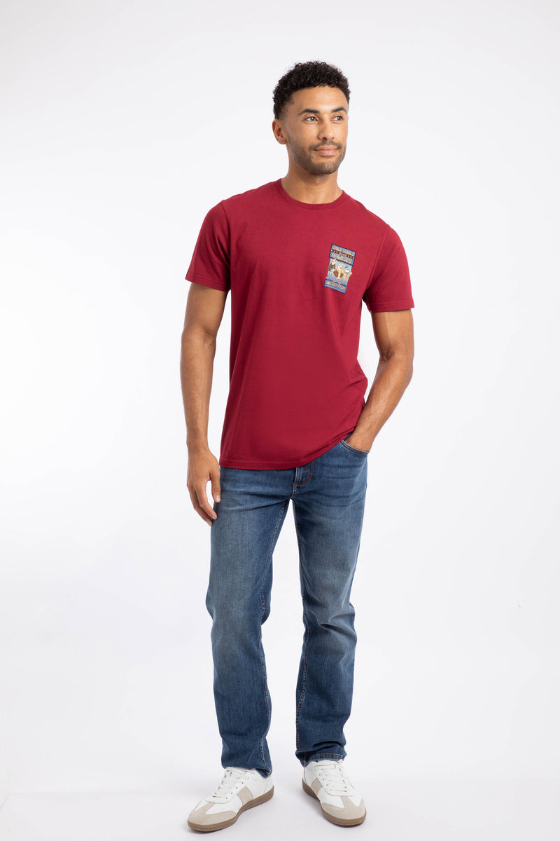 Weird Fish red t-shirt