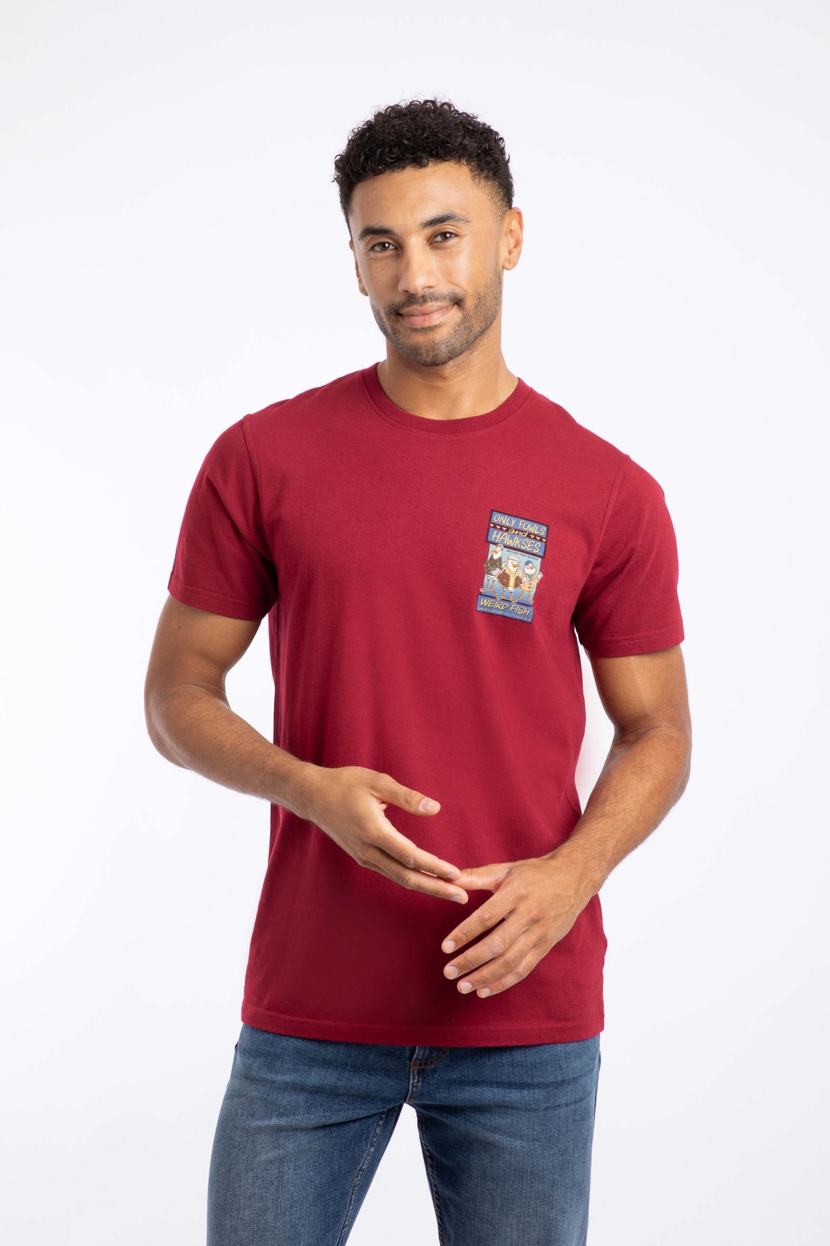 Weird Fish red t-shirt