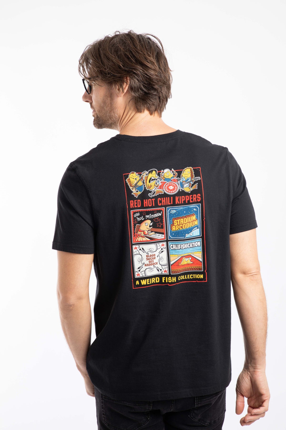 Weird Fish black t-shirt