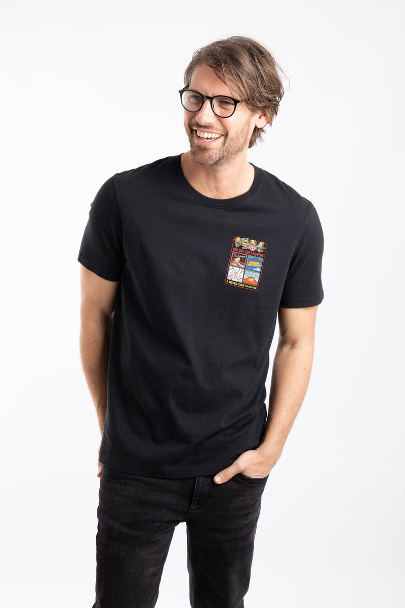 Weird Fish black t-shirt