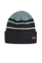 Load image into Gallery viewer, Weird Fish navy striped beanie hat
