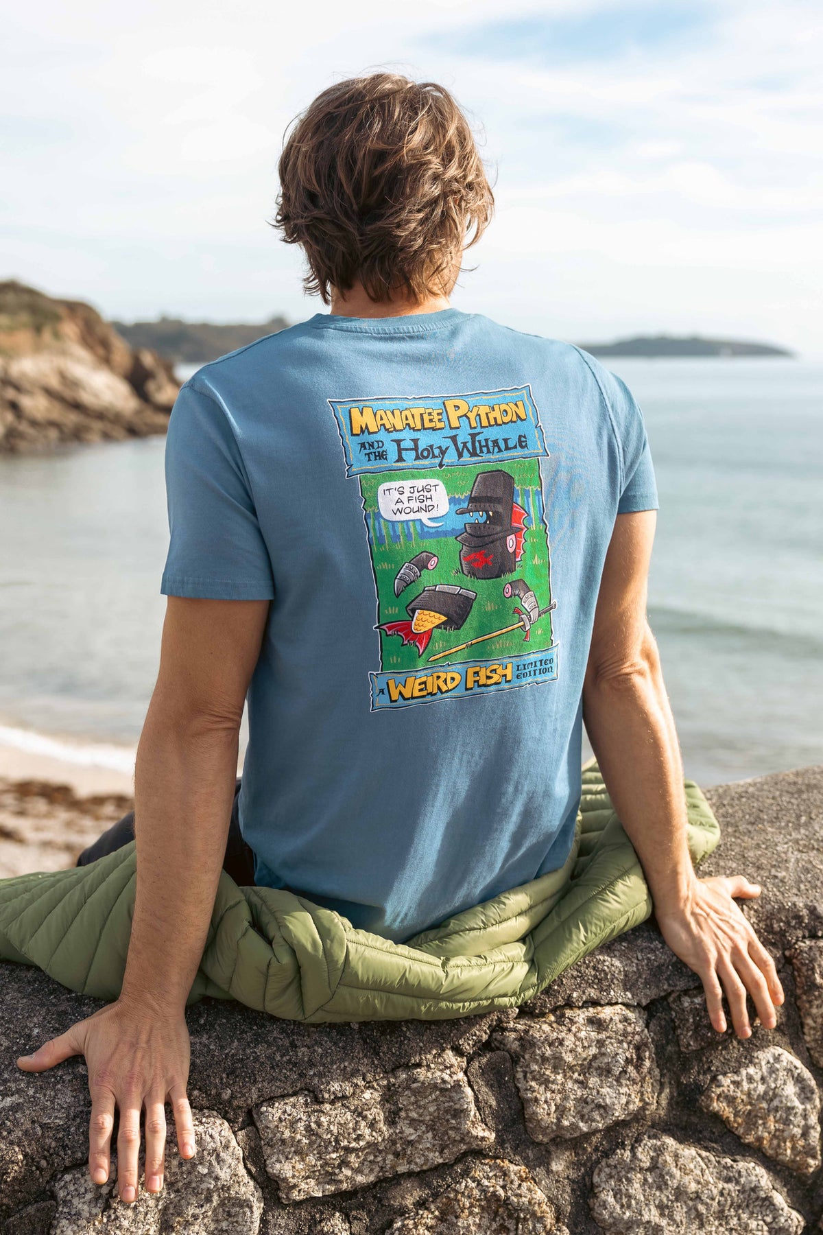 Weird Fish blue t-shirt