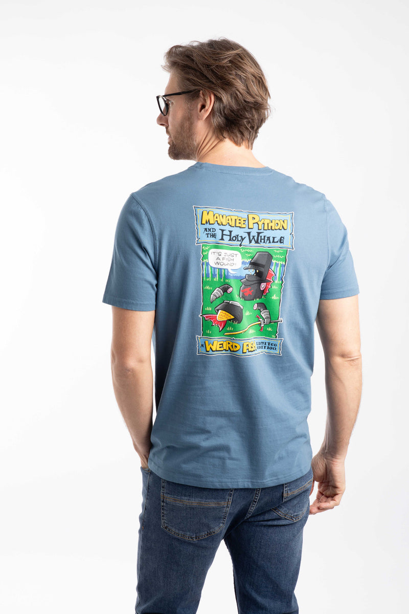 Weird Fish blue t-shirt