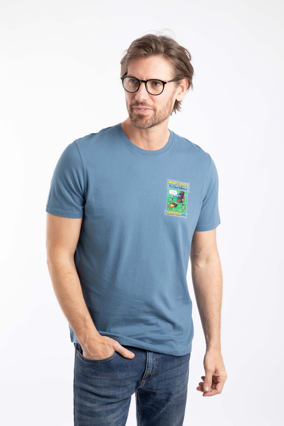 Weird Fish blue t-shirt