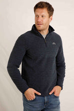 Load image into Gallery viewer, Weird Fish navy fleece top
