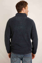 Load image into Gallery viewer, Weird Fish navy fleece top
