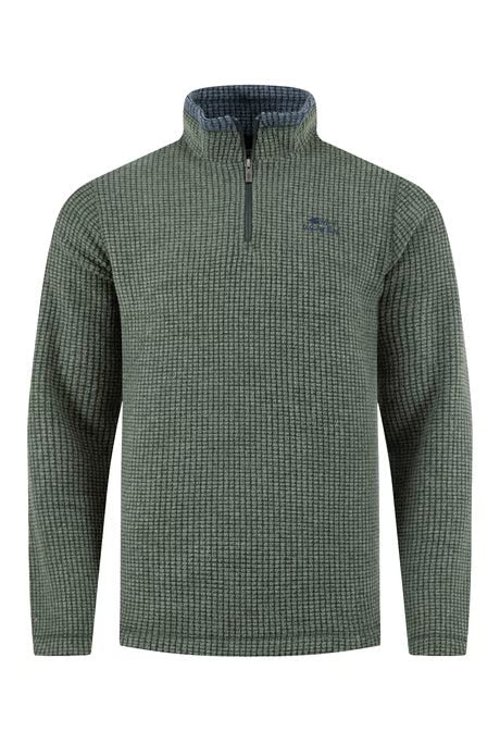 Weird Fish green fleece top