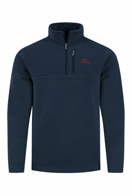Weird Fish navy fleece top