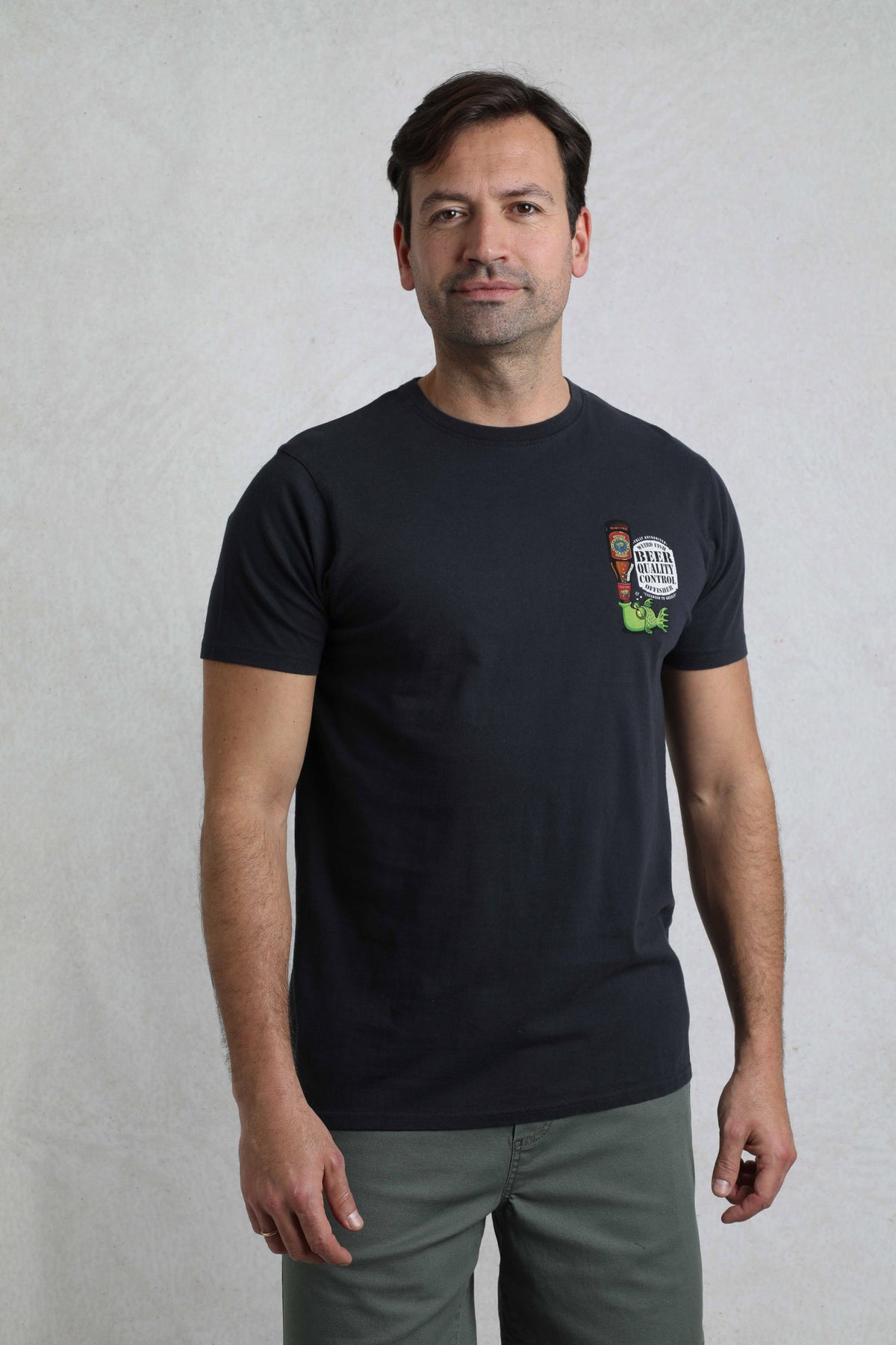 Weird Fish navy t-shirt