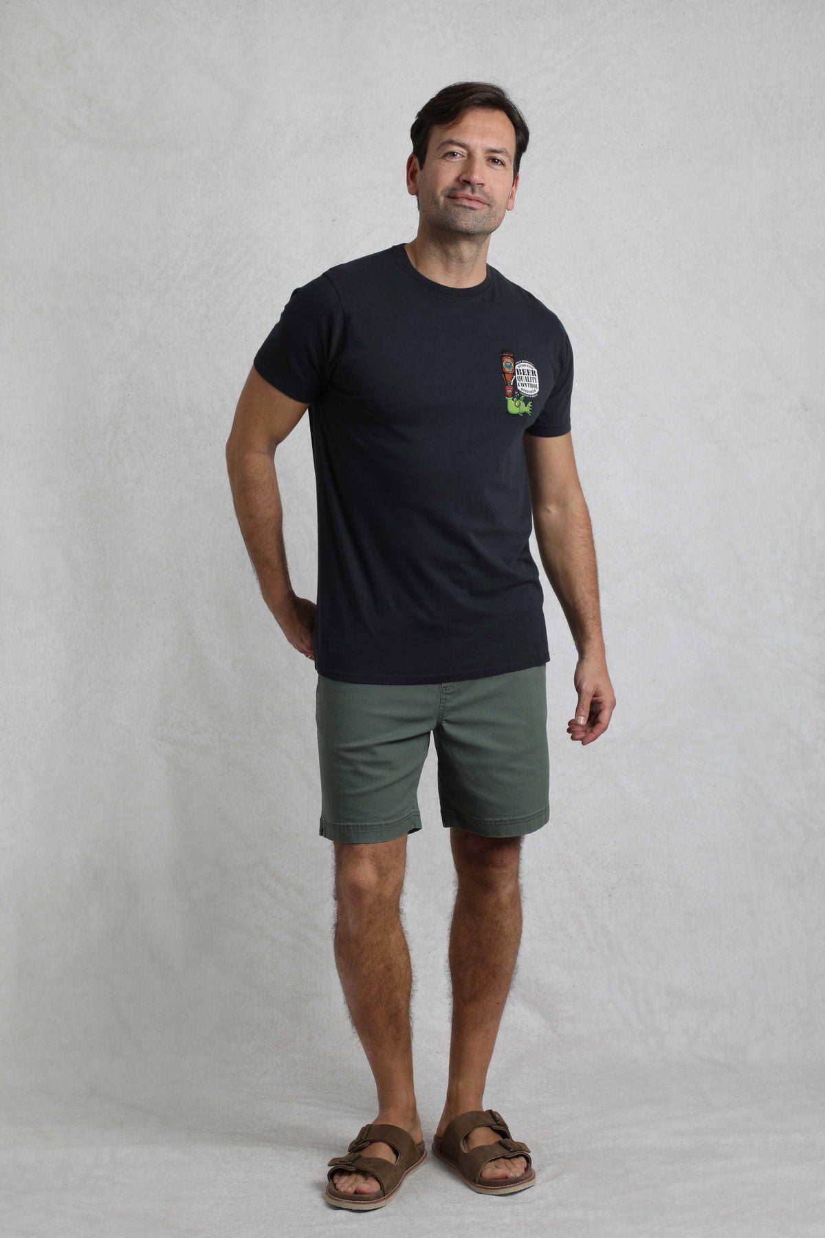 Weird Fish navy t-shirt