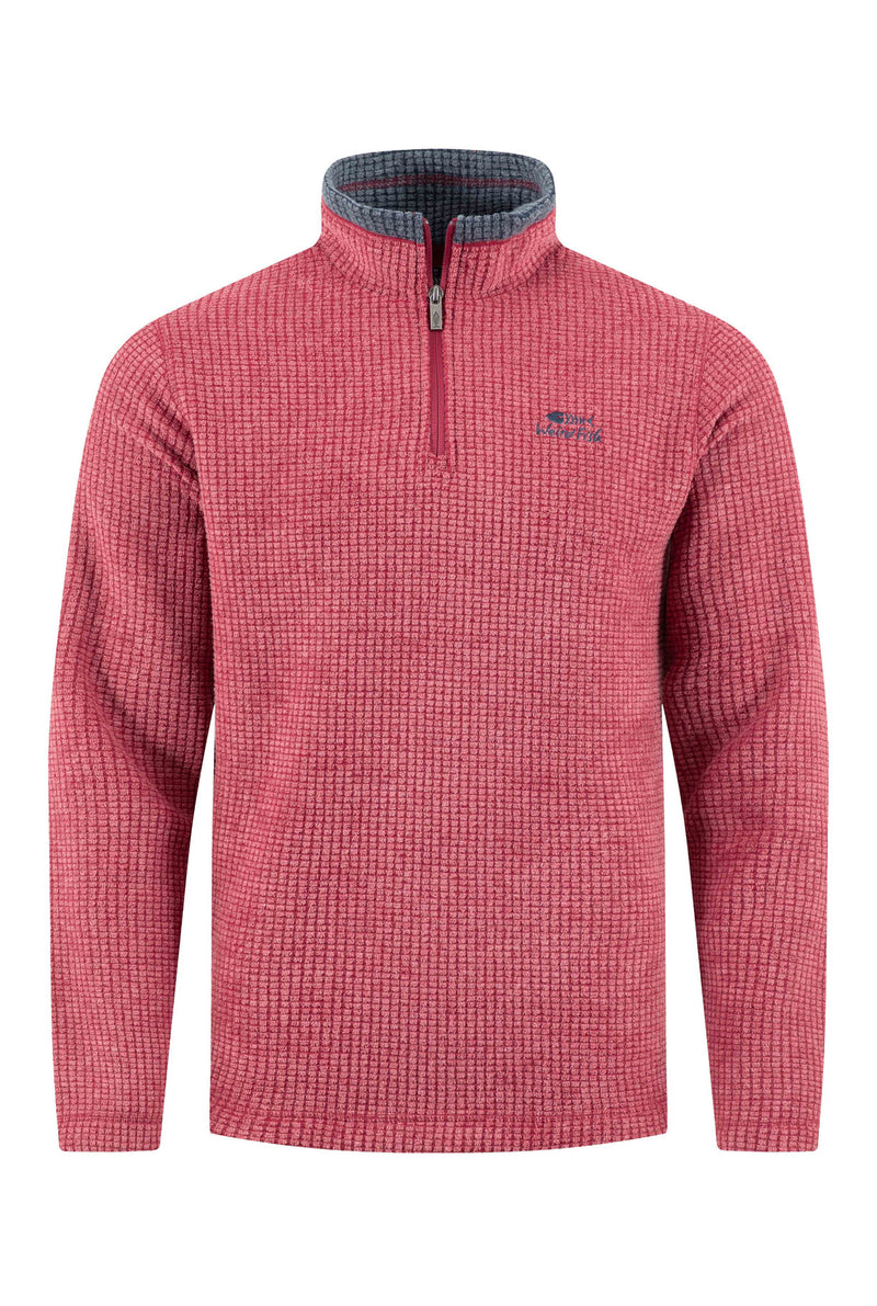 Weird Fish red fleece top
