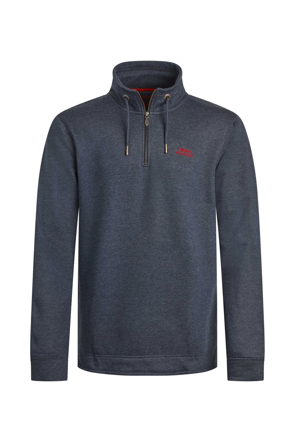 Weird Fish navy fleece top