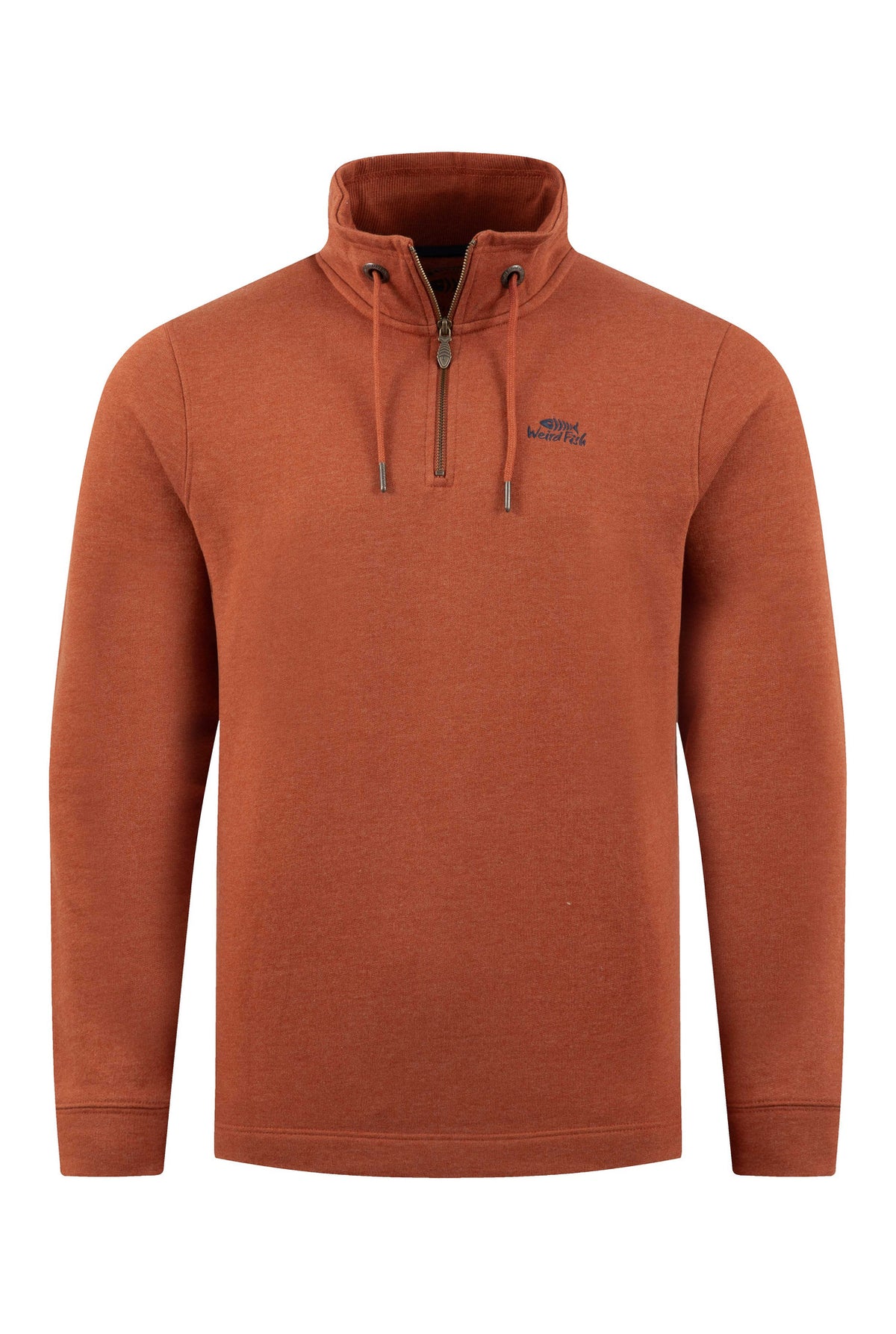 Weird Fish orange fleece top