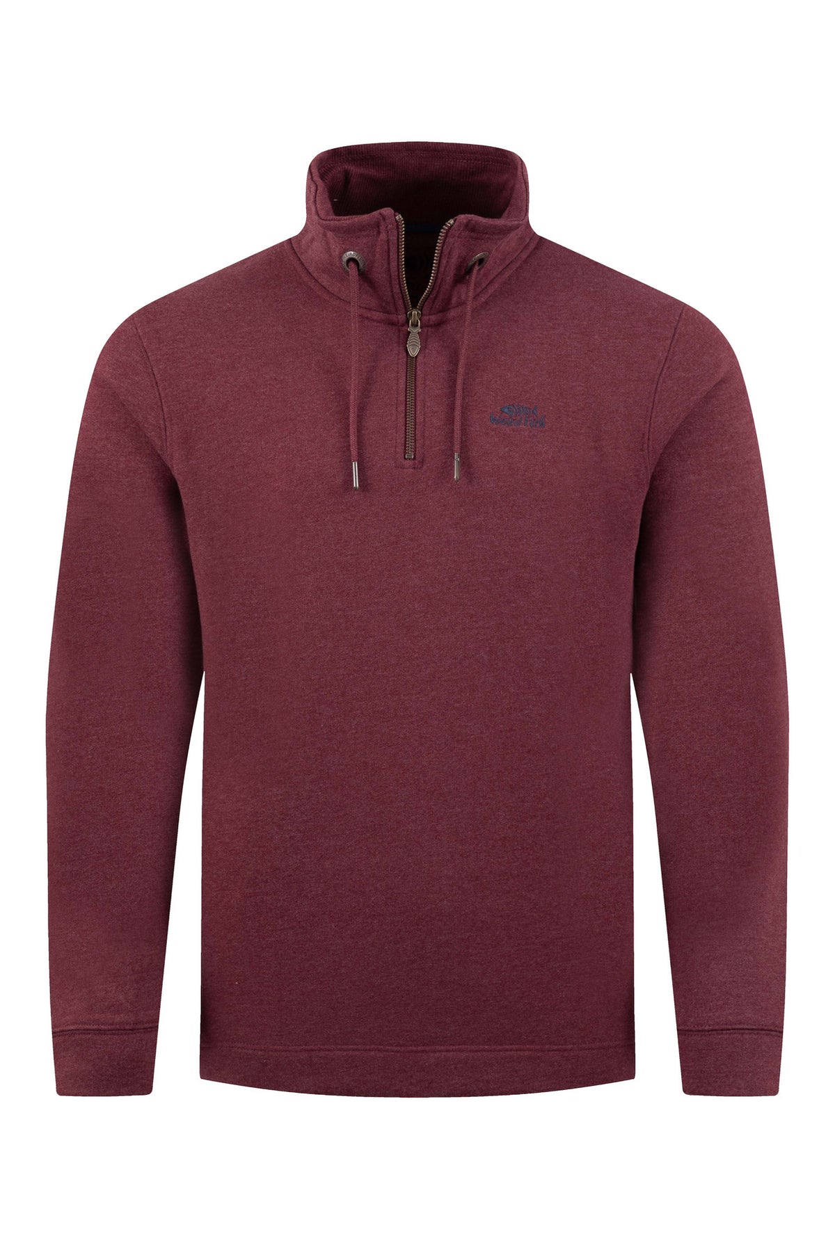 Weird Fish wine fleece top